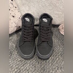 Vans Black Canvas High-Tops